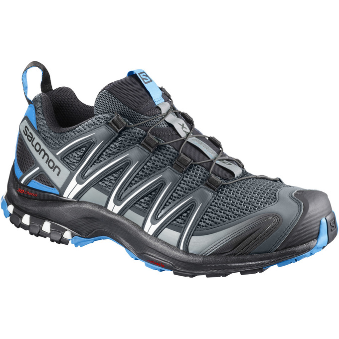 Salomon Singapore Mens Trail Running Shoes - XA PRO 3D Silver/Black | 58941-UBEC